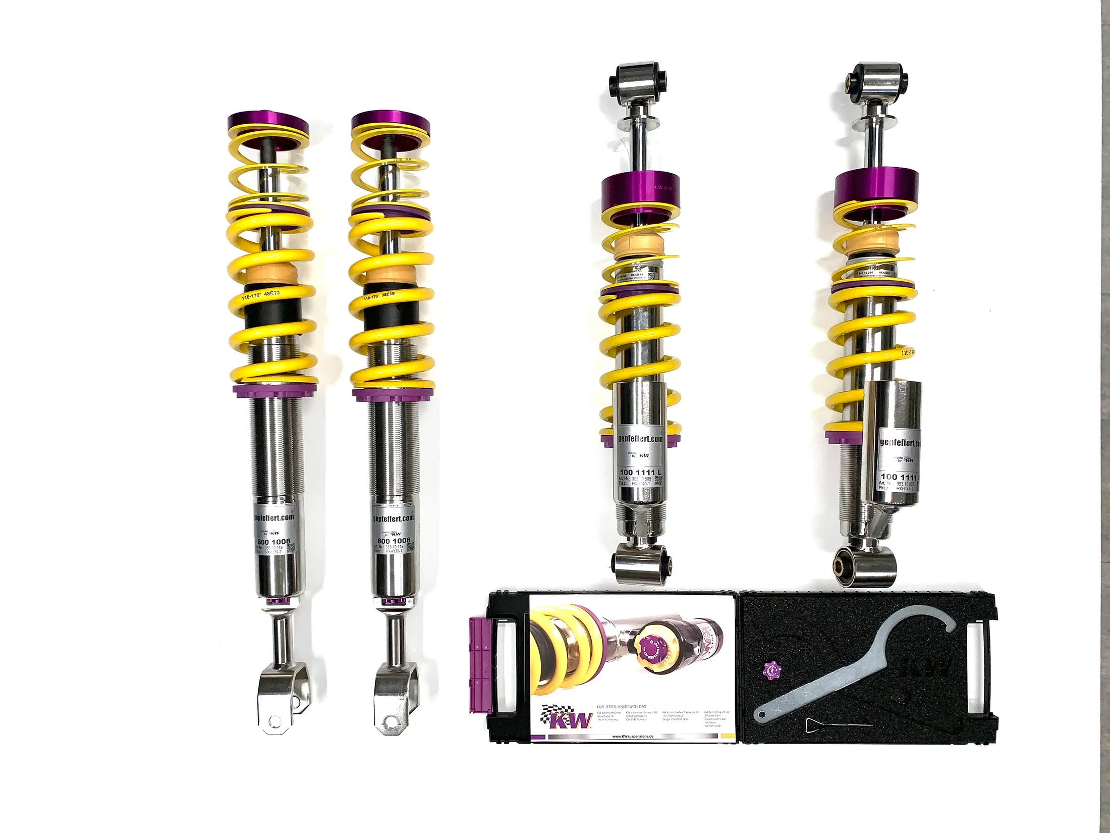 gepfeffert Gewindefahrwerk V3 Audi S4/RS4 B5