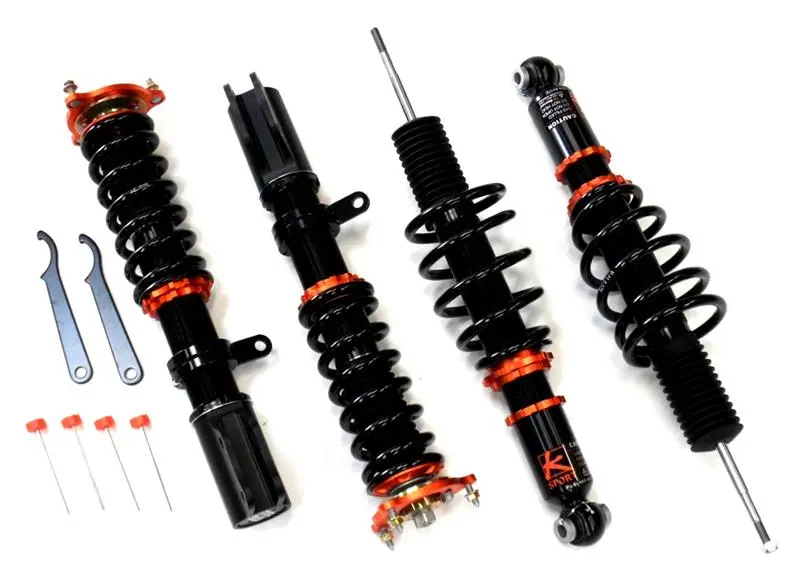 K-Sport Saab 9-5 (YS3E) Gewindefahrwerk Street mit Aluminium-Achsschenkel vorn (30mm breite Aufnahme)