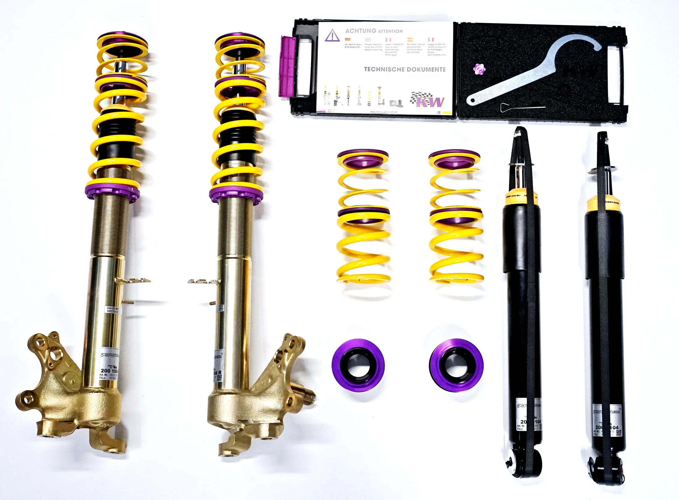 gepfeffert Gewindefahrwerk V1 BMW 3er E30 inklu. Federbeine