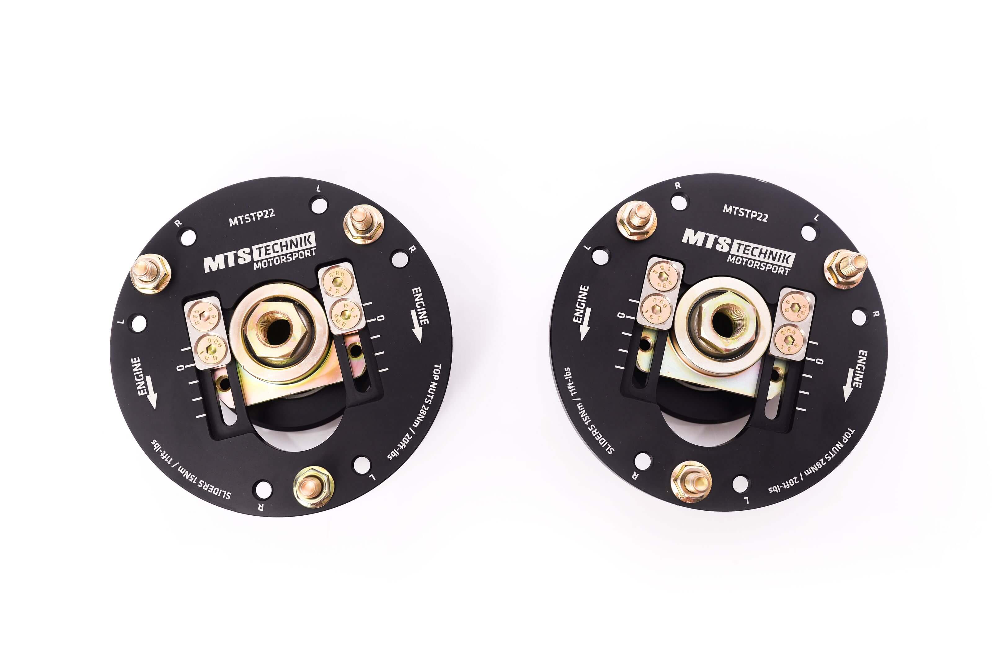 MTS Einstellbare Camber / Caster Sturzplatten (VA) / BMW 3er (E21)