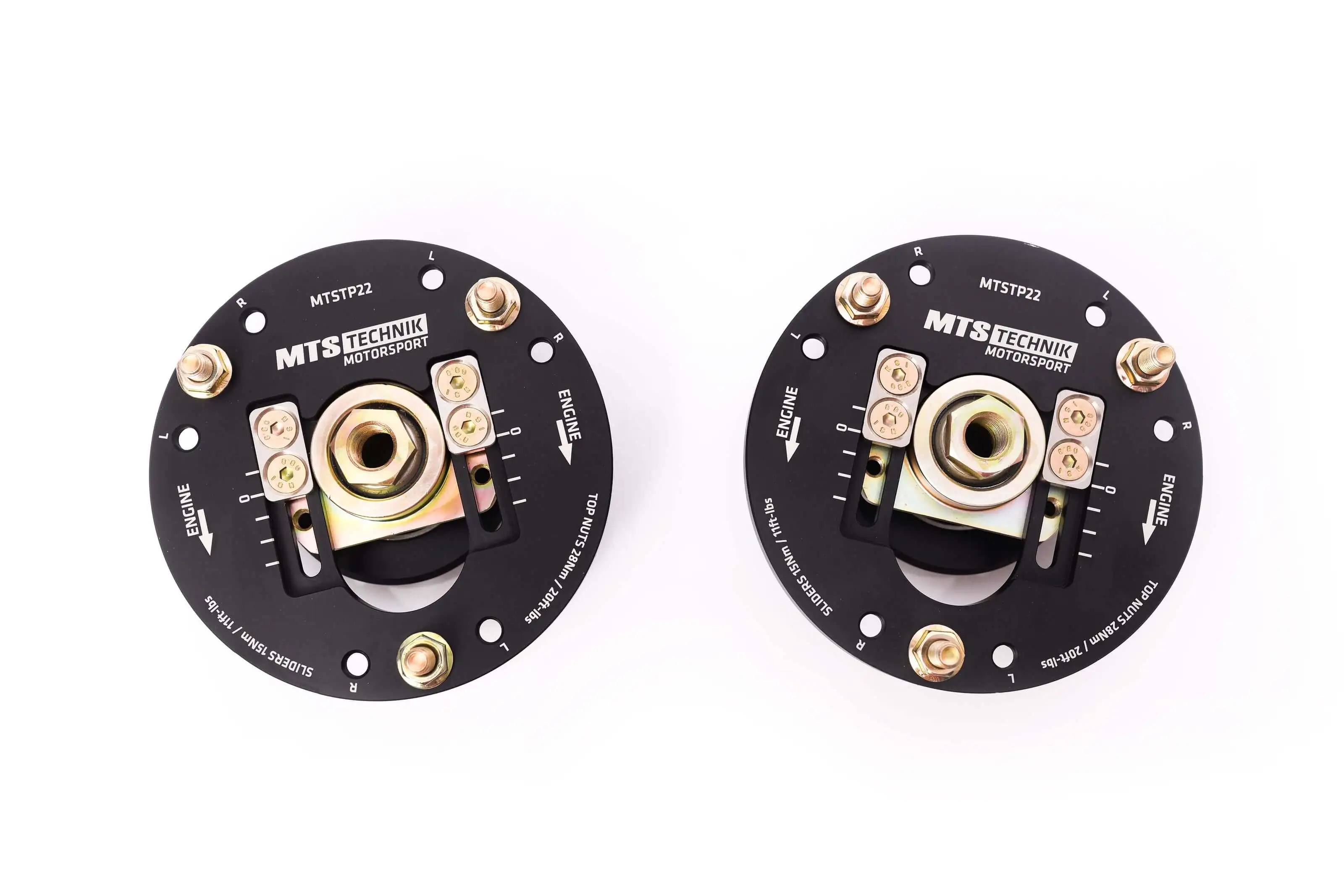 MTS Einstellbare Camber / Caster Sturzplatten (VA) / BMW 3er (E21)