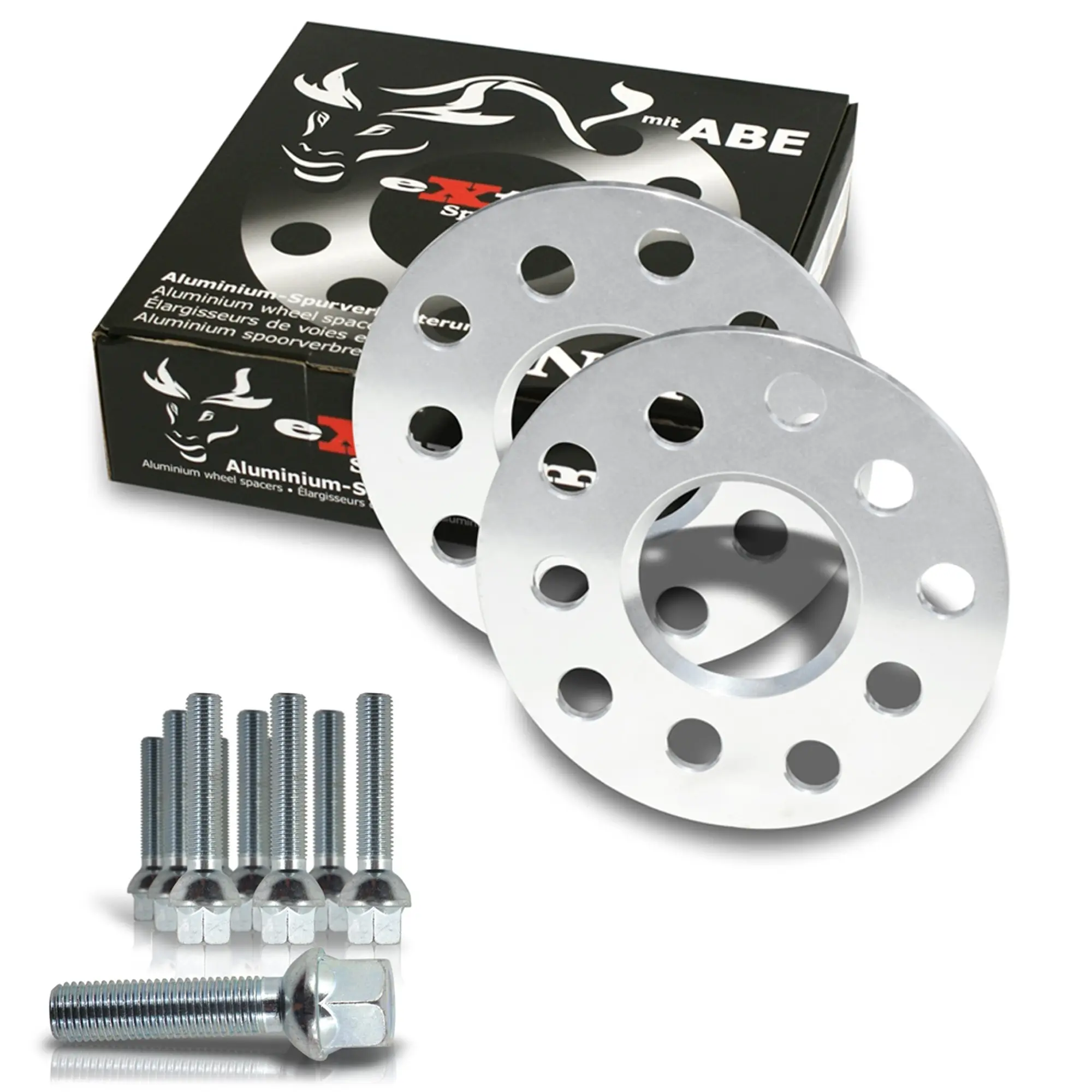 Spurverbreiterung Set 10mm inkl. Radschrauben passend für Audi S6 (4F)