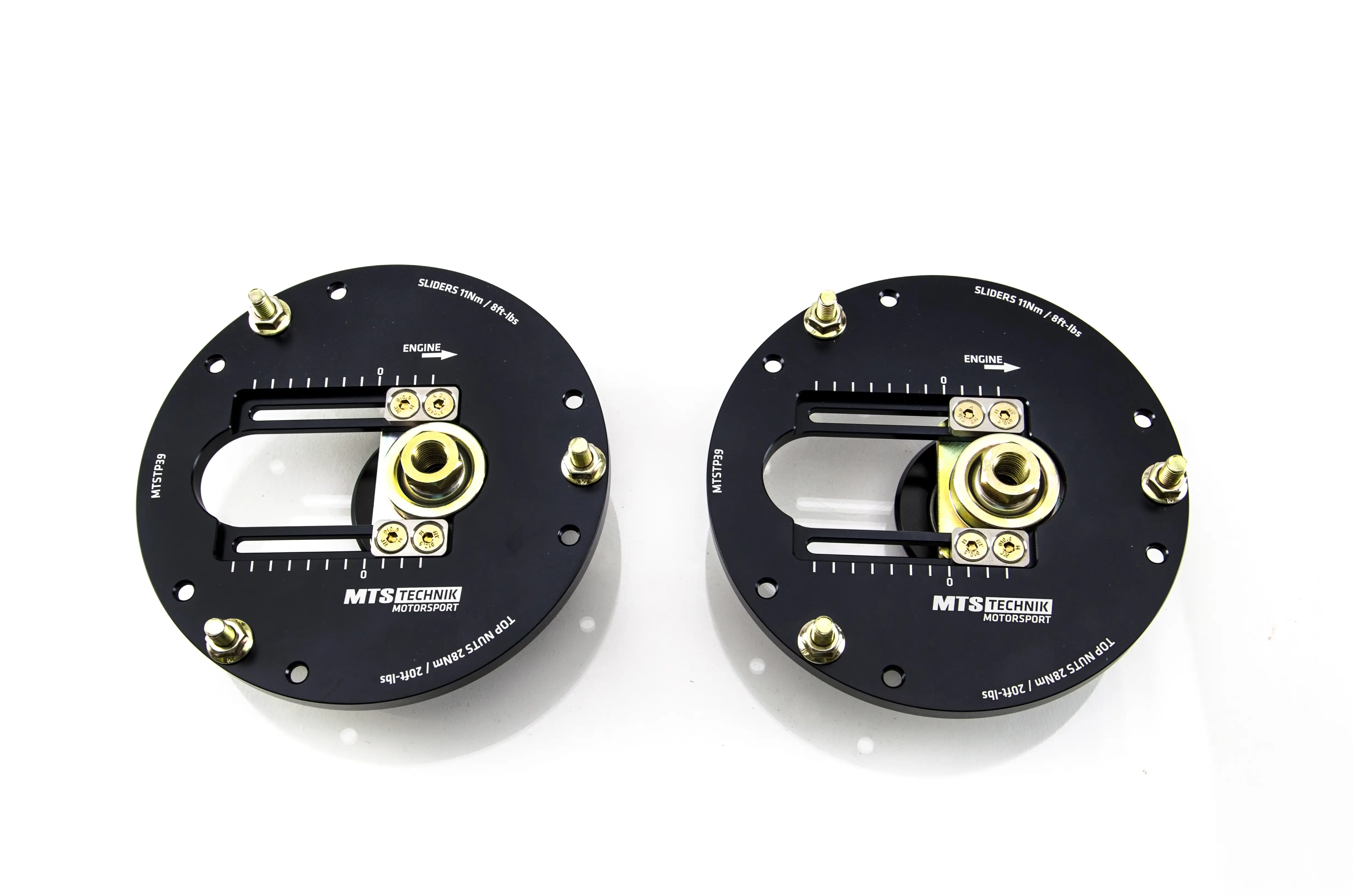 MTS Einstellbare Camber / Caster Sturzplatten (VA) / Audi 100 (C3, 44, 44Q)