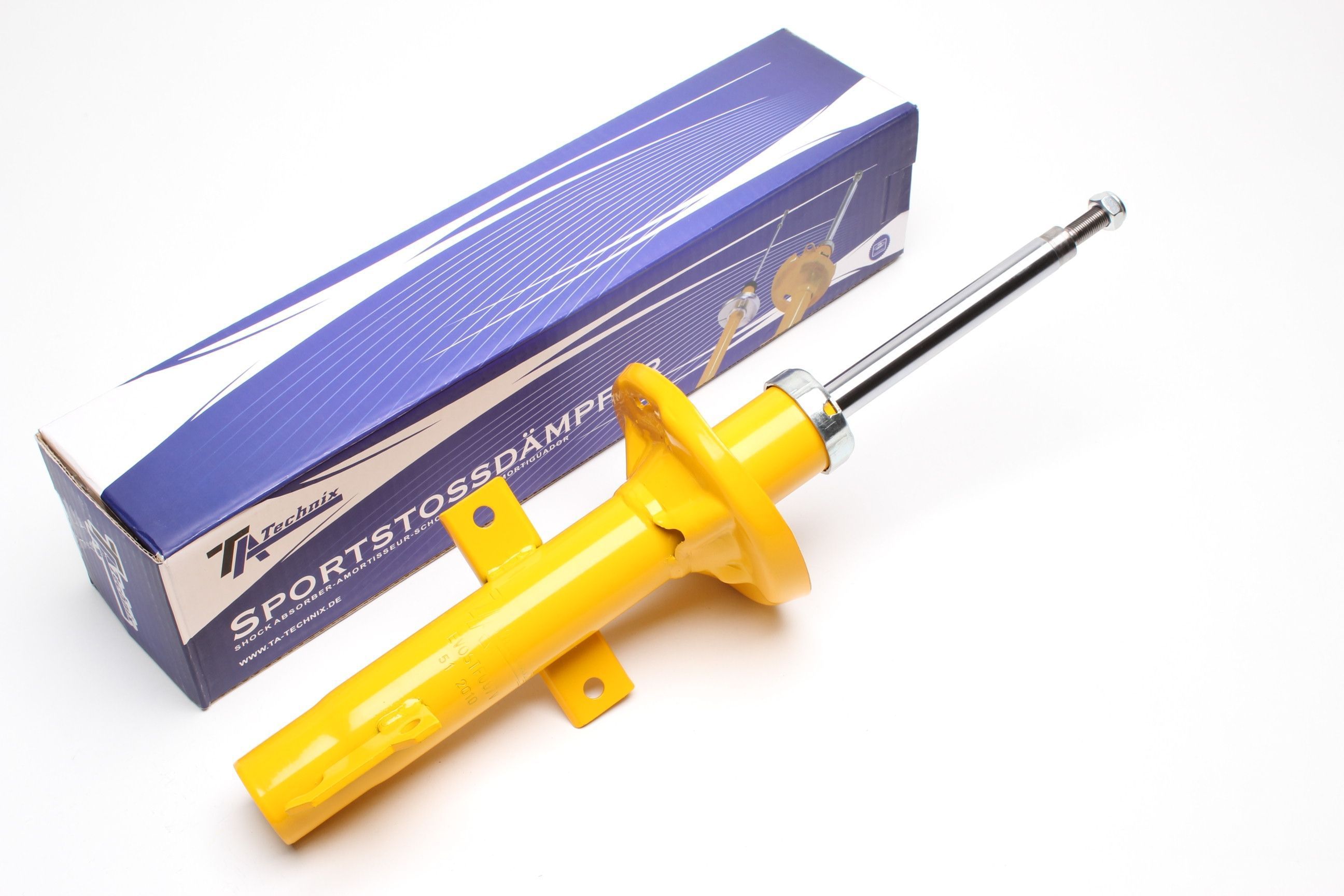 TA Technix Sportstoßdämpfer Vorderachse passend für Ford Ford Courier, Escort V+VI, Escort V+VI Cabriolet, Escort VI Stufenheck, Escort V+VI Kombi,  Escort Express,, Orion III