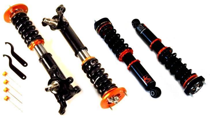 K-Sport BMW 3er E30 51mm Gewindefahrwerk Super Racing mit Federbein hinten