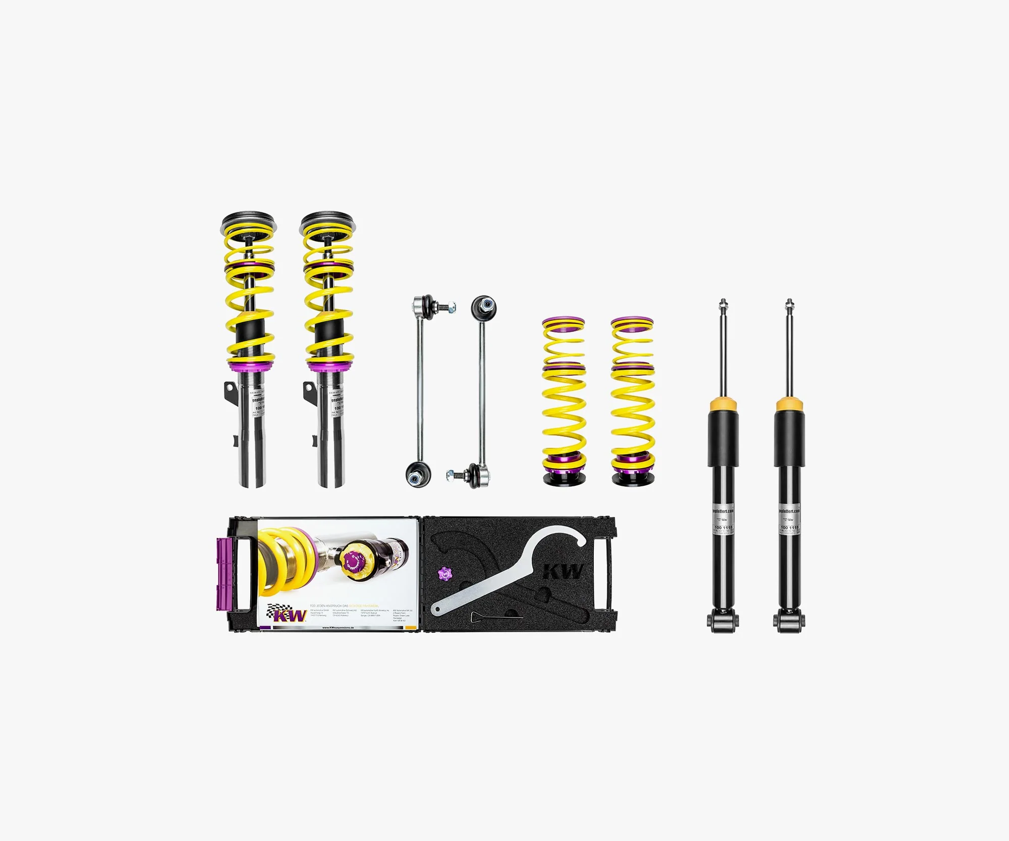 gepfeffert Gewindefahrwerk V1 Audi 80/90 Typ 89 quattro Coupé inkl. S2