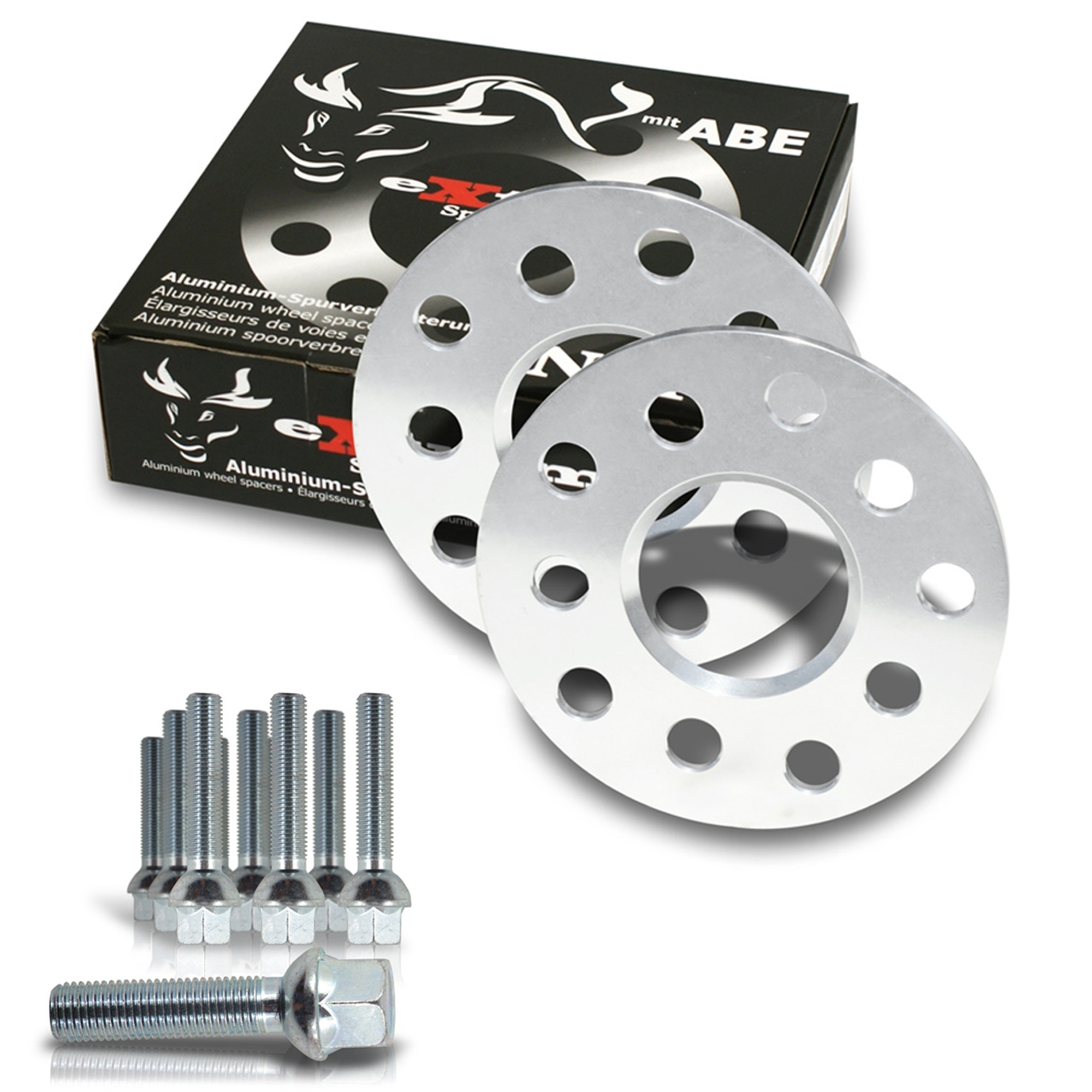 Spurverbreiterung Set 10mm inkl. Radschrauben passend für Audi R8 (42)