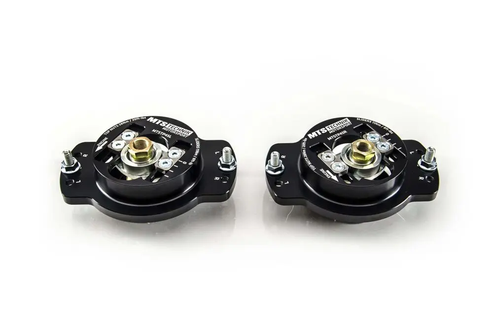 MTS Einstellbare Camber / Caster Sturzplatten (VA) / Audi 80 (B1)