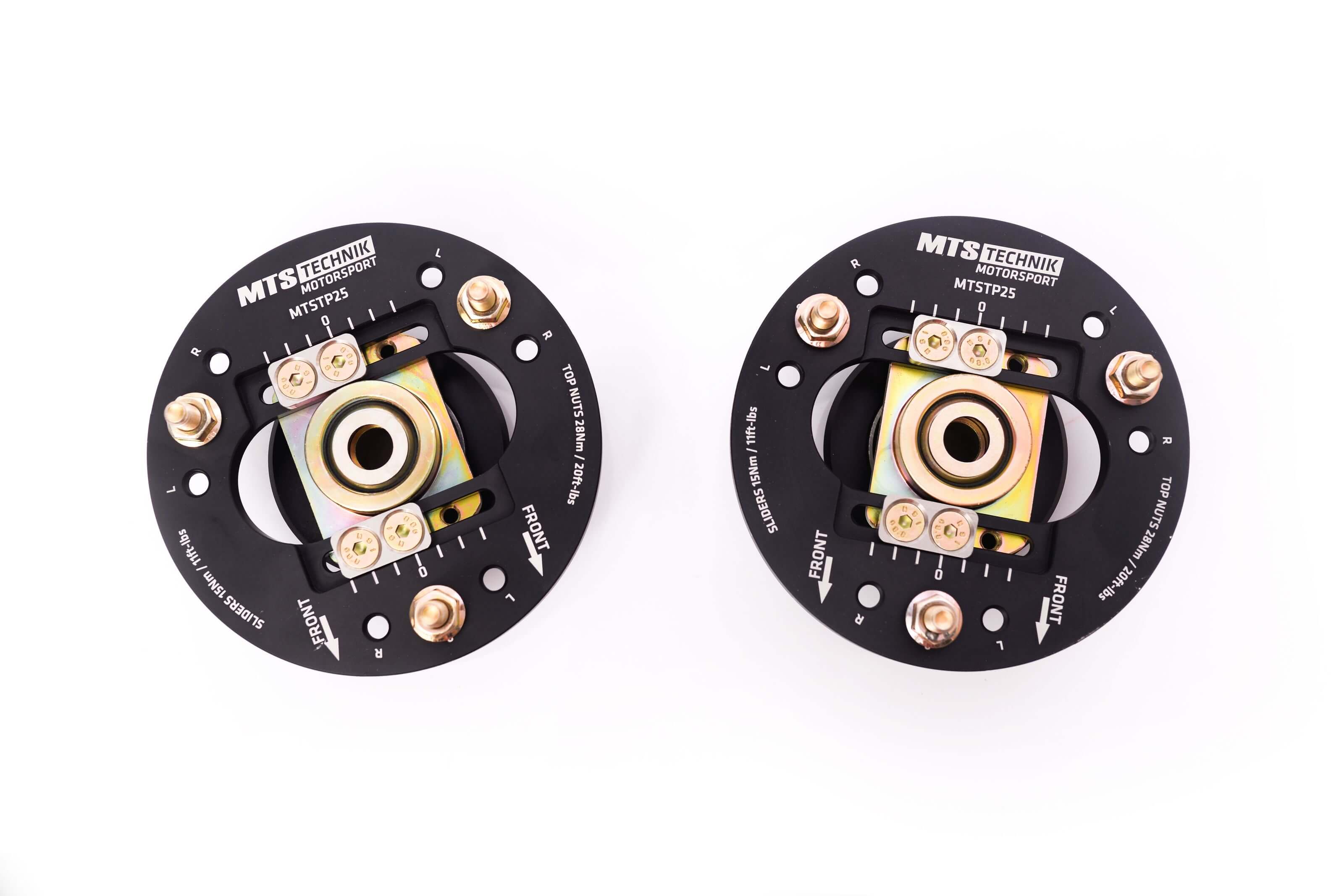 MTS Einstellbare Camber / Caster Sturzplatten (VA) / BMW Z3 Roadster (E36)