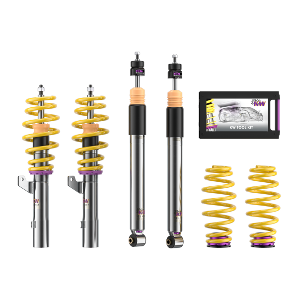 KW-Suspension Gewindefahrwerk V3 inox (ohne Stilllegung f. elektrische Dämpfer)