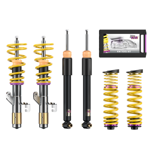 KW-Suspension Gewindefahrwerk V1 inox (ohne Stilllegung f. elektr. Dämpfer)