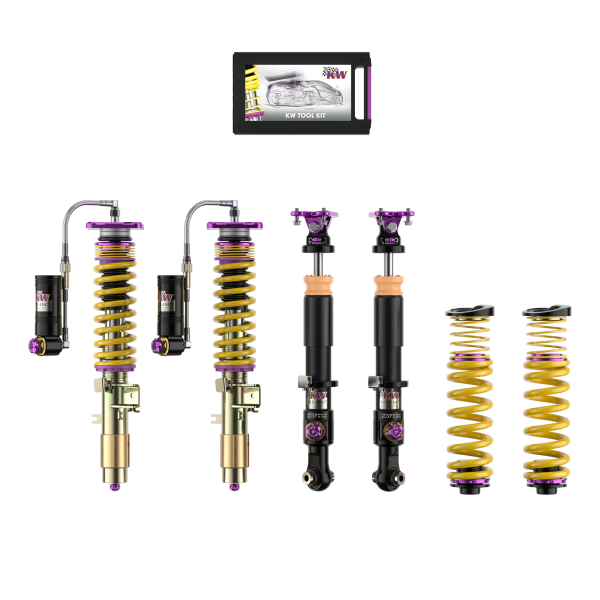 KW-Suspension Gewindefahrwerk V4 Clubsport inkl. Stützlager (inkl. Stilllegung f. elektr. Dämpfer)