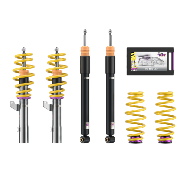 KW-Suspension Gewindefahrwerk V2 inox (inkl. Stilllegung f. elektr. Dämpfer)