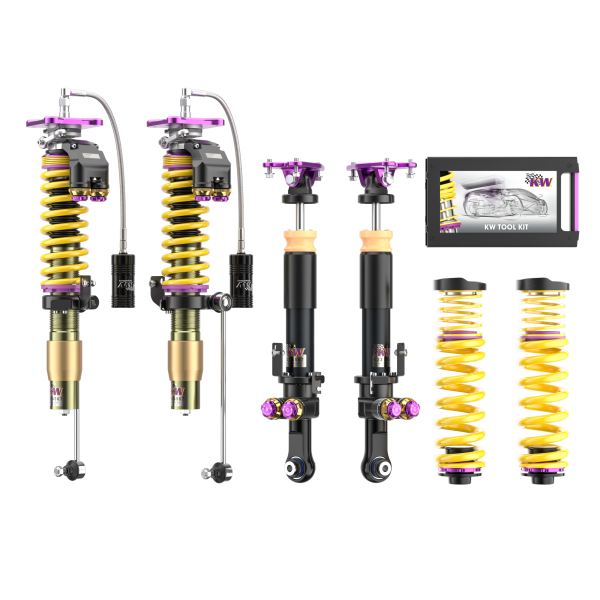 KW-Suspension Gewindefahrwerk V5 Clubsport inkl. Stützlager (inkl. Stilllegung f. elektr. Dämpfer)