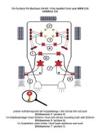 TA Technix PU-Buchsen Kit Vorderachse 12-teilig passend für BMW 3er Serie /3er Serie Compact / Z3 Roadster/Coupe