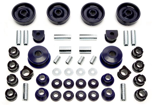 TA Technix PU-Buchsen Kit Vorder- /Hinterachse 48-teilig passend für Audi / Seat / Skoda / VW A3Q / Leon T4 / Octavia 4x4 / Bora 4-Motion / Golf IV 4-Motion